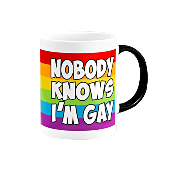 Heat Colour Changing Rainbow Novelty Coffee Mug Ceramic Coffee Mug Style 2