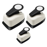 Set of 3Pcs Circle Punch Set Paper Hole Puncher Circle Hole Cutter for Arts Cardmaking Craft Scrapbooking