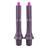 Set of 2Pcs Long Curling Barrels Hair Dryer Attachments Compatible with Dyson Airwrap Styler HS01 HS05 Rose Red