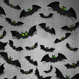 144Pcs 3D Bats with Glow in the Dark Eyes Spooky Party Home Room Wall Halloween Decorations