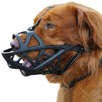 Adjustable Dog Muzzle Pet Breathable Muzzle Anti-Bite Stop Chewing