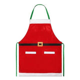 Christmas Apron Kitchen Cooking Apron Sleeveless Apron Baking Apron Gardening Apron Style 1