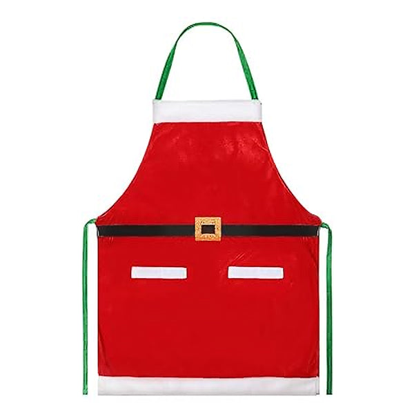 Christmas Apron Kitchen Cooking Apron Sleeveless Apron Baking Apron Gardening Apron Style 1