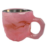 Mineral-Simulated Coffee Mug Home Office Coffee Cup Pink