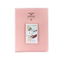 128 Pockets Photo Album 3in Photo Storage for FujiFilm Camera Film Photo Pink