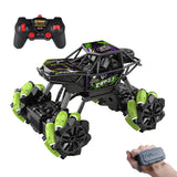 Remote Hand Control Watch Gesture Sensor Off Road Car Toy Buggy Monster Vehicle Kid Toy Gift Green