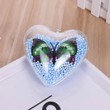 20Pcs Clear Fillable Christmas Hanging Ornaments Heart Shape Baubles Wedding Favours Xmas Decoration