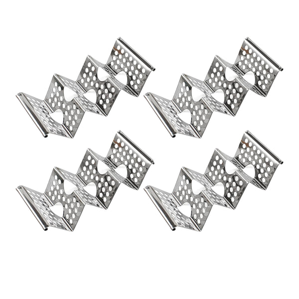 Set of 4Pcs Stainless Steel Taco Holder Taco Stand Taco Plate