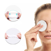 300 Sheets Cosmetic Cotton Rounds Makeup Remover Pads fpr FaceFacial Lip Eye