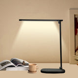 Adjustable LED Desk Lamp with USB Charging Ports Touch Control Reading Lamp Table LED Lamp for Home Office