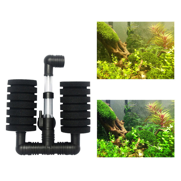 Aquarium Air Filter Bio Sponge Filter for Shrimp Betta Breeder Fish Tank Style 1