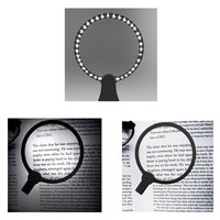 Hands-Free 3X Magnifying Glass with Light Magnetic Standing Magnifier Neck Wearable