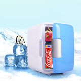 4L Mini Portable 12V Fridge Mini Car Cooling and Heating Refrigerator