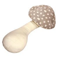 Mushroom Plush Pillow Stuffed Long Body Pillow Sofa Home Decoration Grey