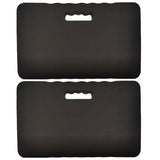 2Pcs Portable EVA Garden Kneeling Pad Protective Knee Cushion with Handle for Work Bath Yoga Black