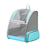 Travel Pet Cat Carrier Backpack Portable Breathable Outdoor Blue