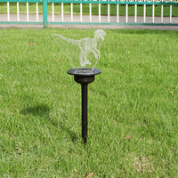 3Pcs Solar Landscape Light Transparent Acrylic Outdoor Garden Lawn Pathway Decor Style 1