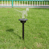 3Pcs Solar Landscape Light Transparent Acrylic Outdoor Garden Lawn Pathway Decor Style 1