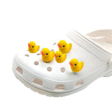 10Pcs Little Yellow Duck Shoe Charms DIY Clog Sandals Decoration