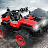 Kids RC Cars Remote Control Toys Car 2.4 GHz LED Light Off Road Car Red