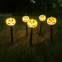 5-in-1 Halloween Pumpkin Lights Outdoor Decorative Pathway Lights