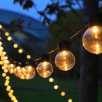 5M 20 Bulbs Retro Solar String Lights Garden LED Festoon Party Globe Outdoor Decor