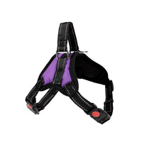 Adjustable Dog Harness No Pull Padded Vest for Small Medium Large Dogs Purple