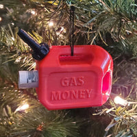 Christmas Gas Can Ornament Red Gasoline Barrels Decoration Xmas Tree Hanging Decor