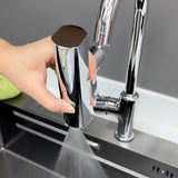 Waterfall Kitchen Faucet Splashproof Extension Faucet Water Flowing Sink Tap