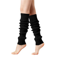 Pair of Y2K Leg Warmers for Women Dance Disco Party Legging Socks Black