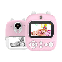 1080P Instant Print Camera Kids Selfie Digital Camera Kid Gift Pink