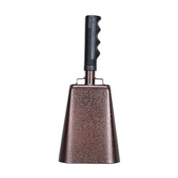 Steel Cowbell with Handle Cheering Bell Musical Instruments for Sports Events Games Coffee