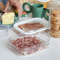 Stackable Fridge Food Container Meat Storage Box for Refrigerator