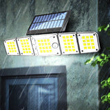 Solar Motion Sensor Wall Lights 5 Heads Security Flood Light Garden Yard Outdoor Lights Style 1