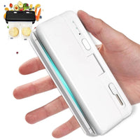 Mini Heat Sealer USB Rechargeable Bag Sealing Machine for Food Storage White