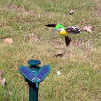 2Pcs Solar/Battery Powered Hummingbird Garden Yard Ornament Decor