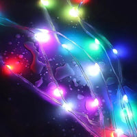 USB Powered Trampoline Lights APP Bluetooth Control String Light Sync up to Music