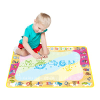 Reusable Water Drawing Mat Cartoon Doodle Painting Mat Kids Painting Writing Learning Toy Kit Letters Style