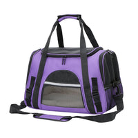 Cat Pet Carrier Travel Carrier Pet Bag for Small Medium Cats Purple