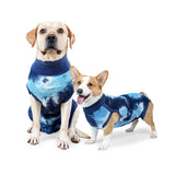 Dog Recovery Suit Pet Recovery Shirt Dog Prevent Licking Care Clothing Blue