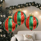 10Pcs Christmas Hanging Balloons Reusable Aluminum Foil Balloon Ornaments Party Decorations Supplies