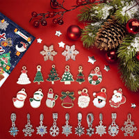 24 Days Christmas Advent Calendar DIY Bracelet Jewelry Making Kit