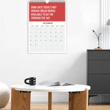 Adulting is Hard 2024 Wall Calendar Funny 2024 Monthly Inspirational Planners Office Calendar