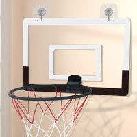 Mini Over The Door Basketball Hoop for Kids Basketball Hoop with Inflate Basketball Indoor Sports Toys