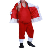 Santa Belly Costume Unisex Padded Belly Stuffer for Christmas Cosplay