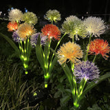 5-Head Solar Dandelion Light Outdoor Flower Garden Decorative Light Landscape Sidewalk Yard Decor