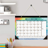 2024-2025 Wall Calendar 18 Months Hanging Planner Poster  Style 1