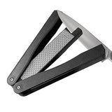 Foldable Knife Sharpener Pocket Double-sided Diamond Whetstone for Outdoor Camping Kitchen