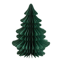 Tabletop Artificial Christmas Tree Paper Honeycomb Christmas Tree Christmas Party Home Decoration Green