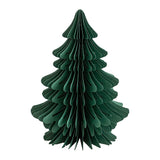 Tabletop Artificial Christmas Tree Paper Honeycomb Christmas Tree Christmas Party Home Decoration Green